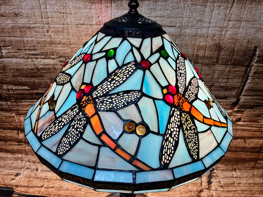 Tiffany-Tischleuchte (Libelle).