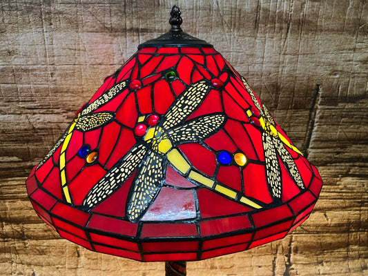 Tiffany-Tischlampe (Libelle).