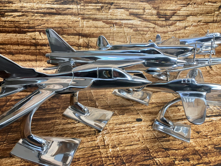 Sculpturen aluminium.