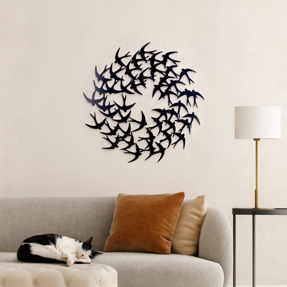 Wanddecoratie De Vrijheid van de Zwaluw