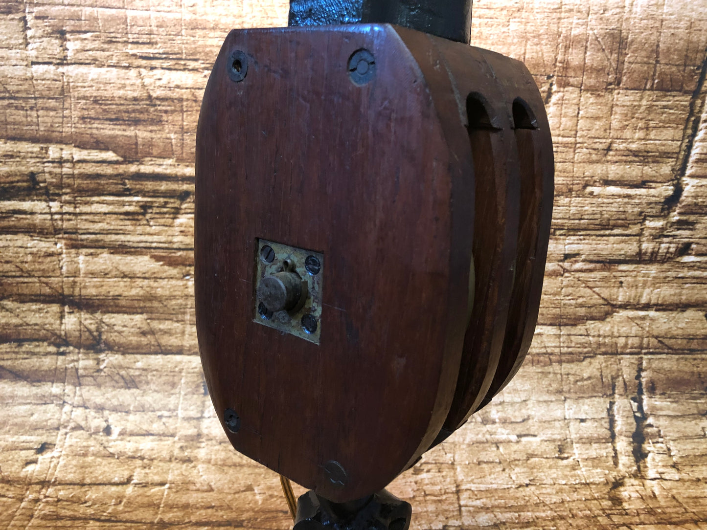 Tafellamp scheepskatrol antiek