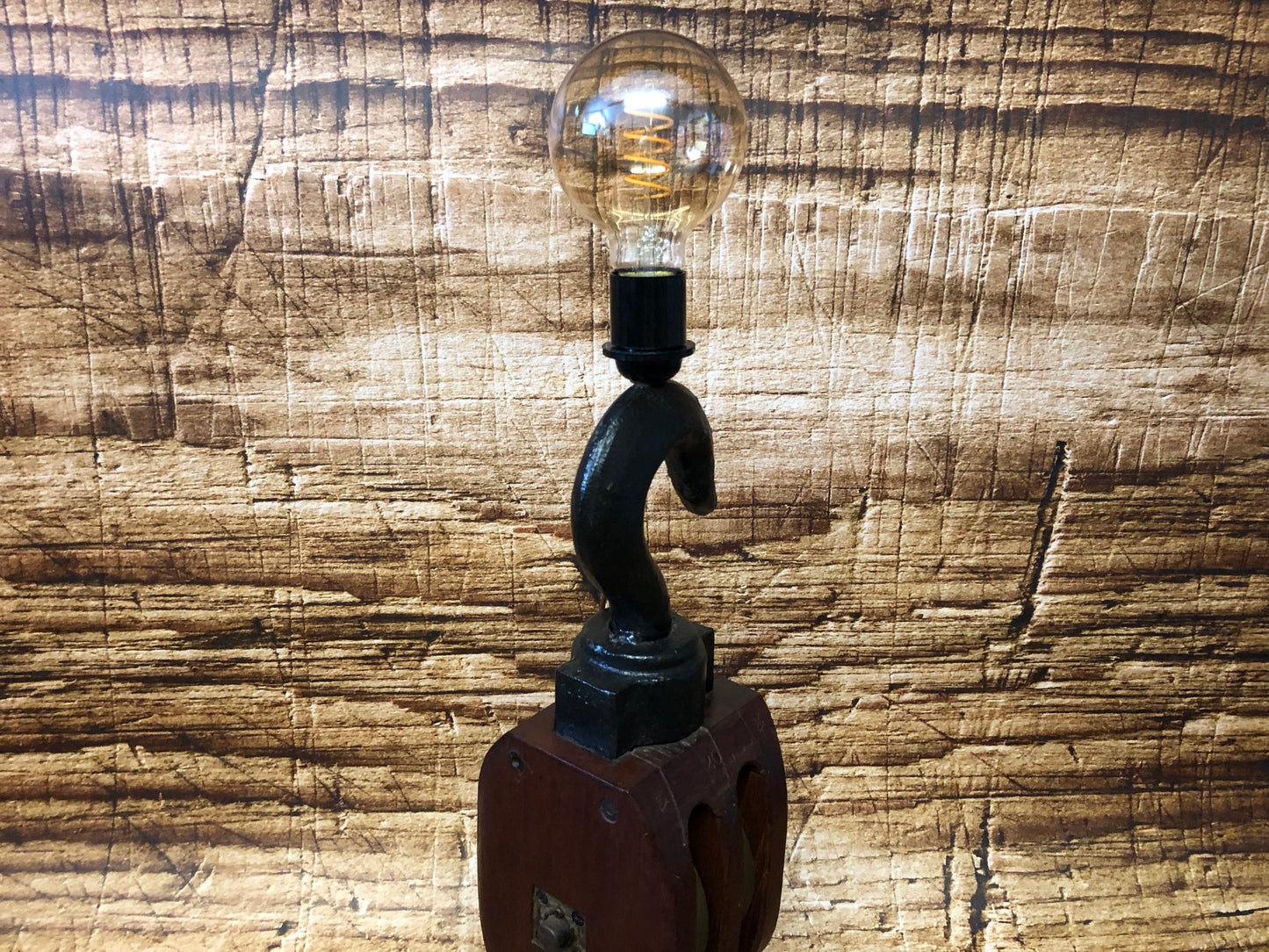 Tafellamp scheepskatrol antiek