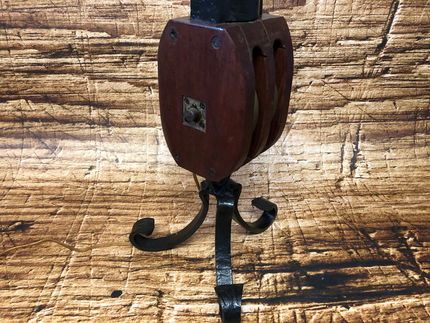 Tafellamp scheepskatrol antiek