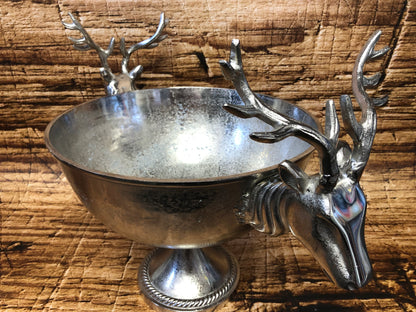 Luxury Wine Cooler with Deer Heads
