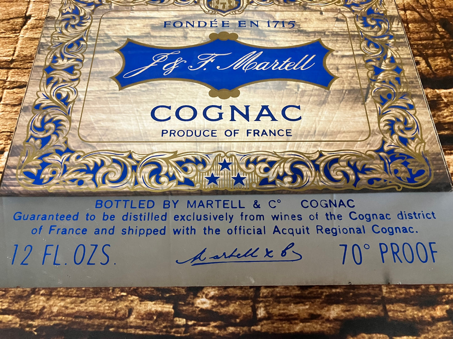 Reclamespiegel Cognac Martell