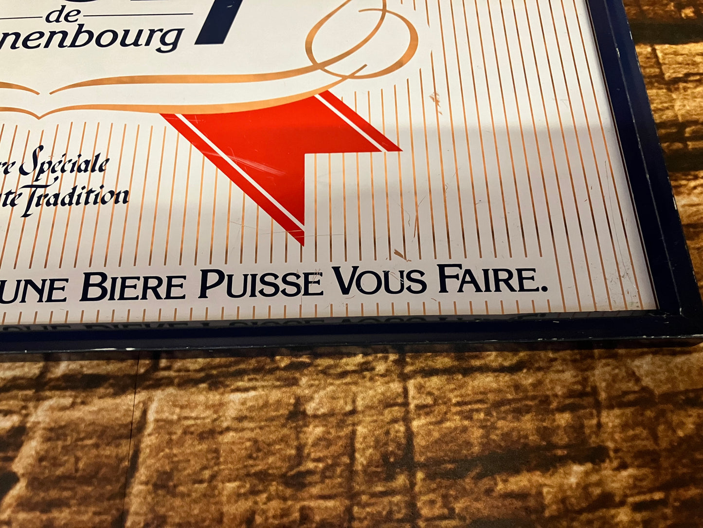 Reclamebord 1664 Kronenbourg bier