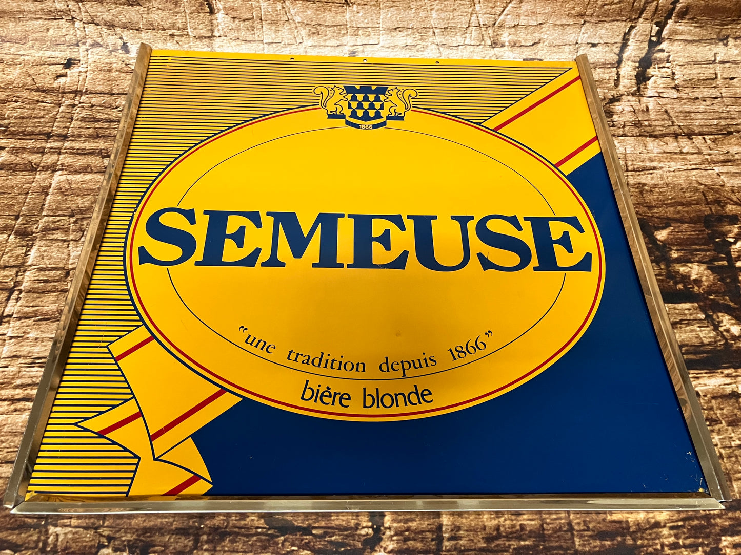 Reclamebord Semeuse bier