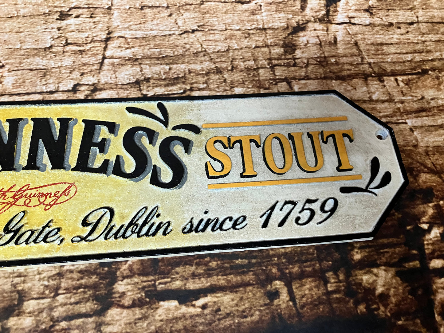 Reclamebord Guinness bier