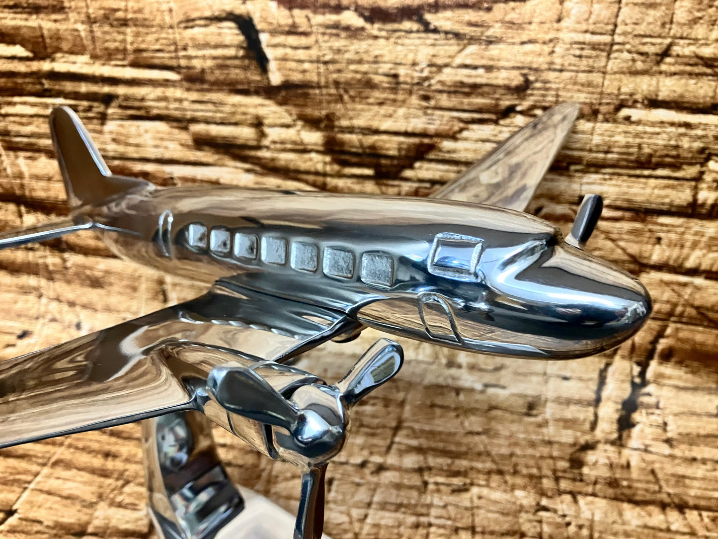 Douglas Dakota vliegtuig aluminium