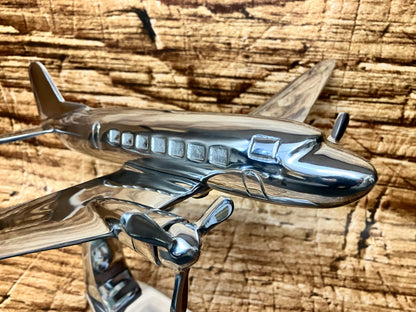 Douglas Dakota vliegtuig aluminium