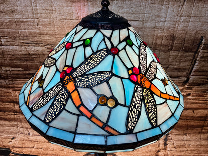 Tiffany-Tischleuchte (Libelle).