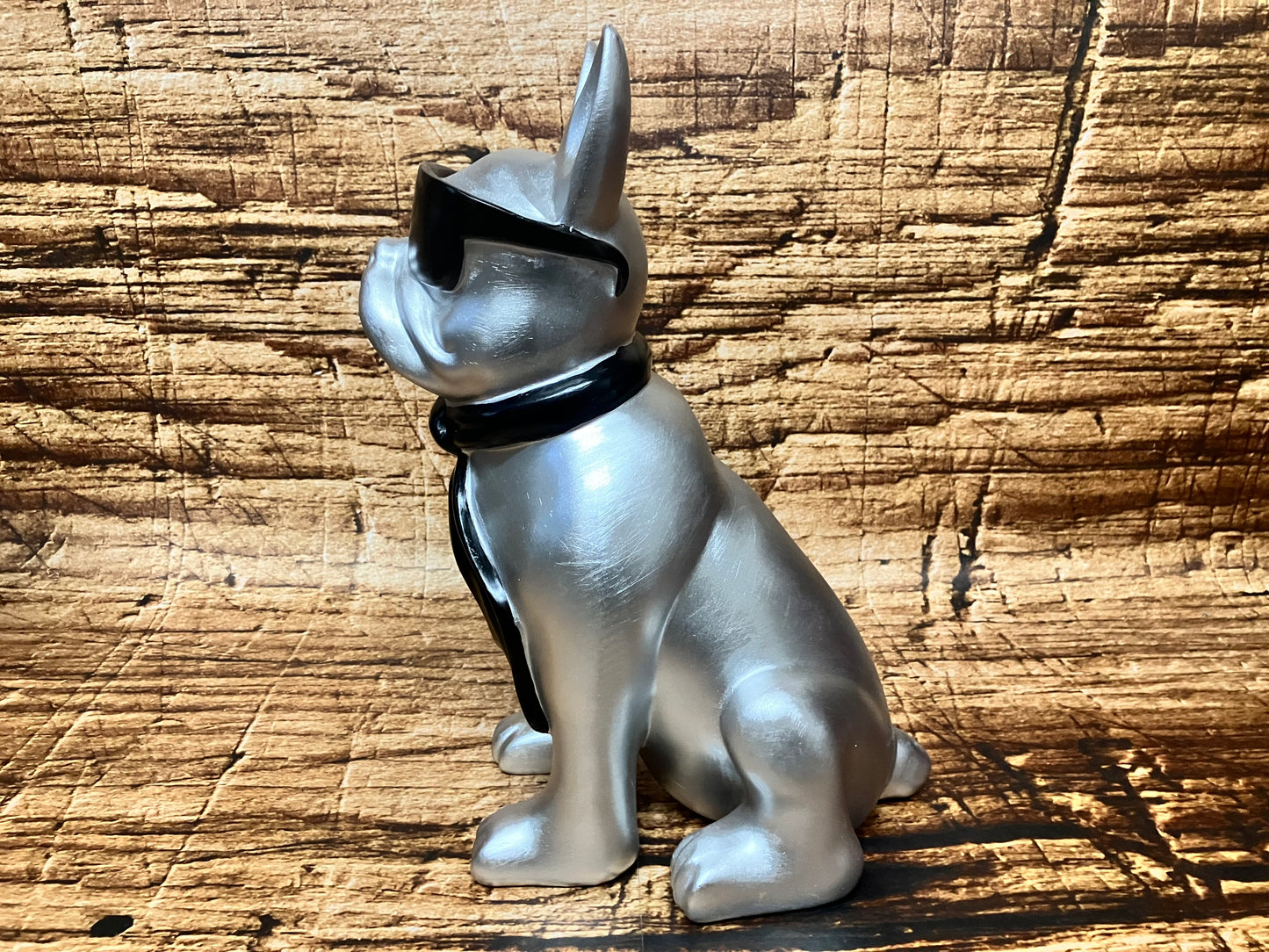 Franse bulldog met zonnebril.