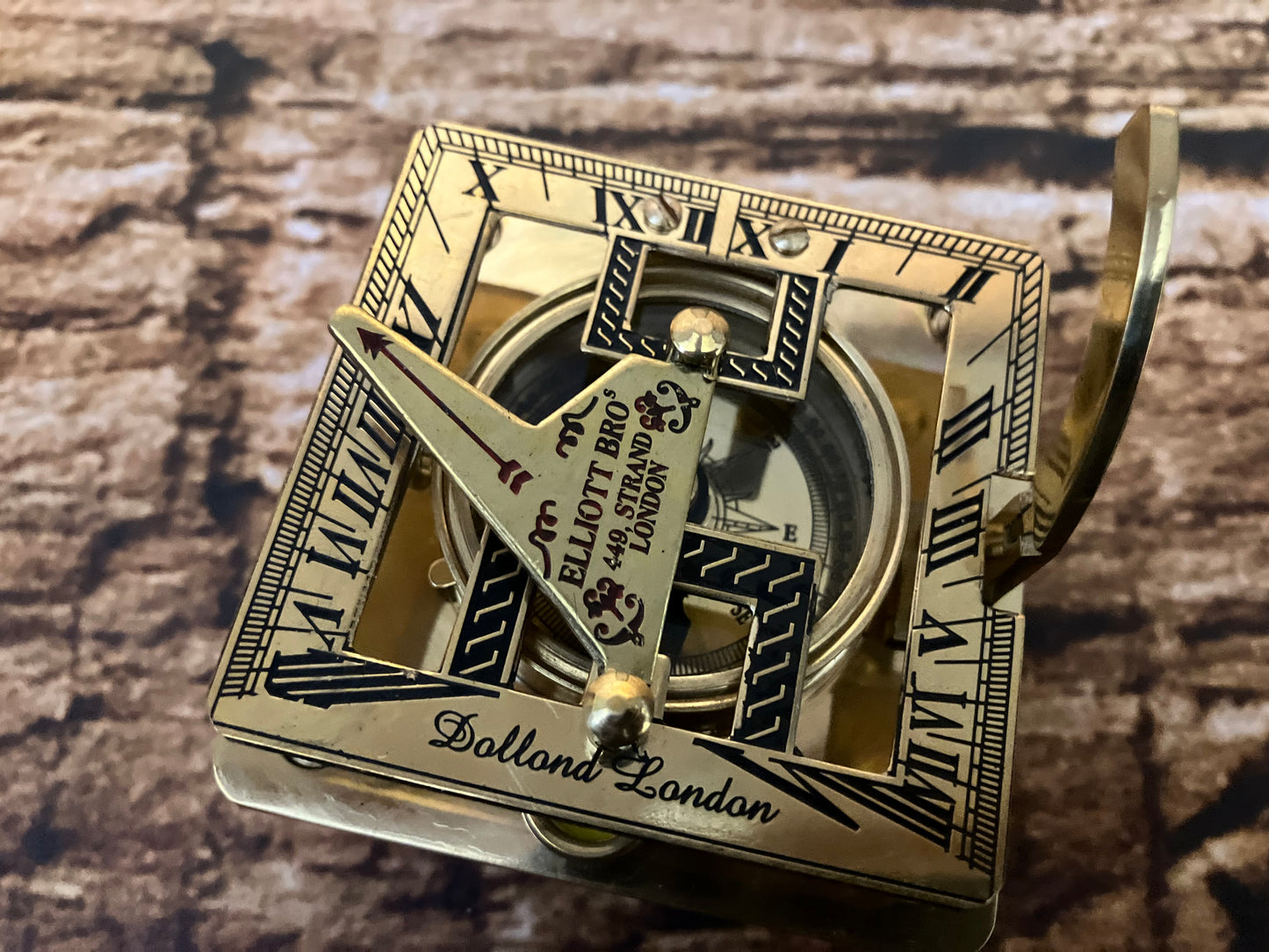 Sundial kompas Dollond London 1872.