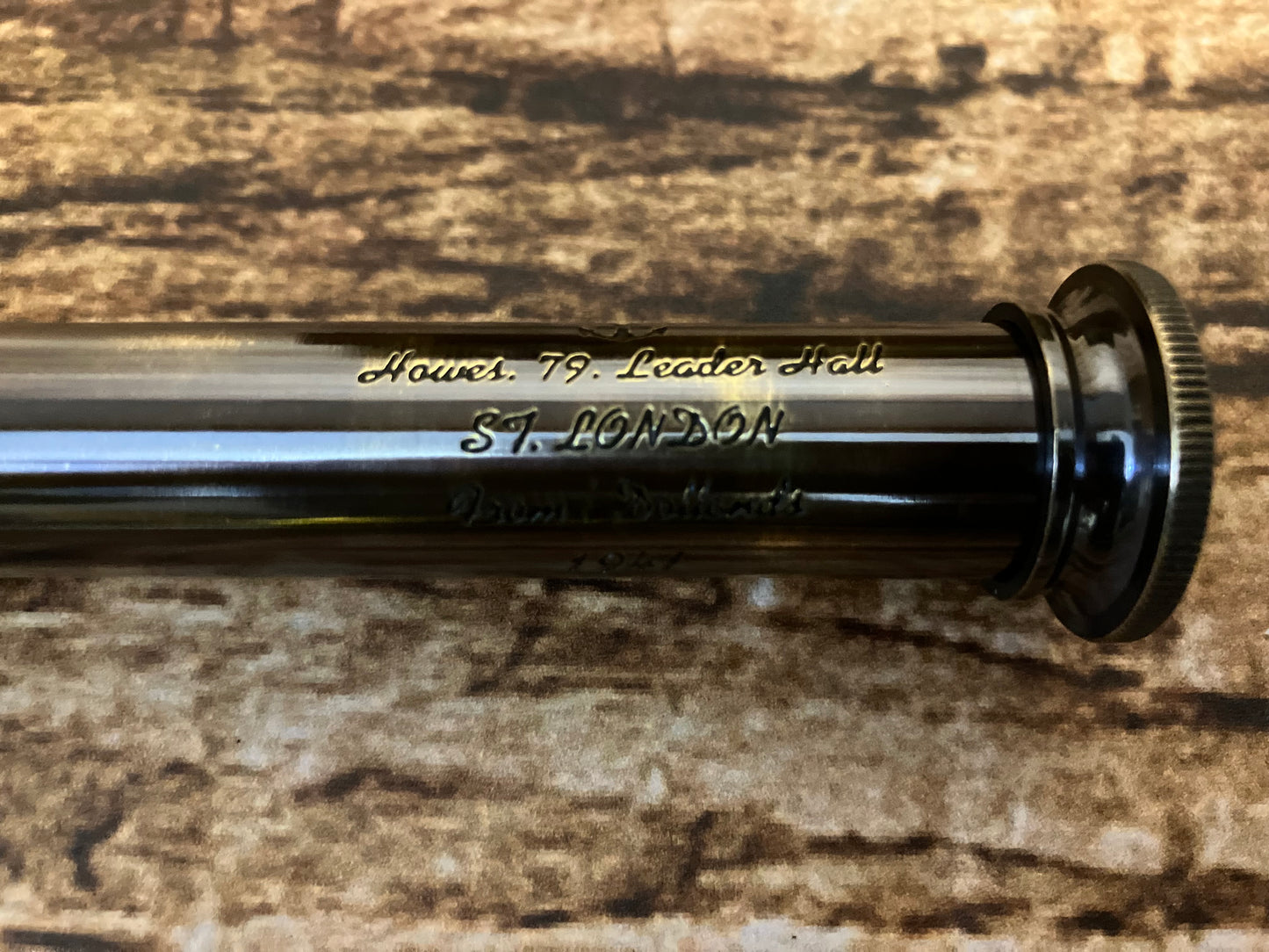 Telescoop Dollond London 1941 in kistje.