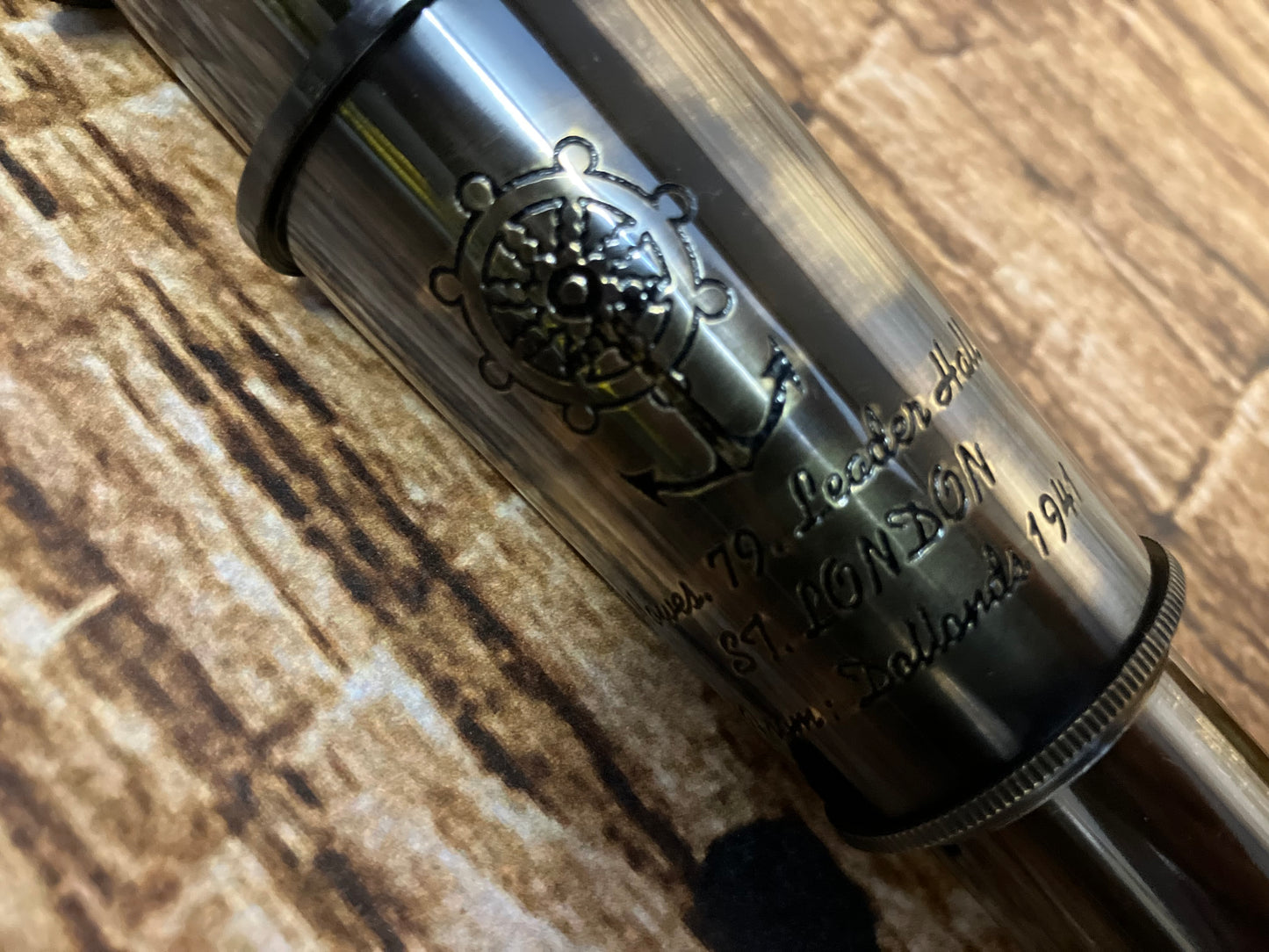 Telescoop Dollond London 1941 in kistje.