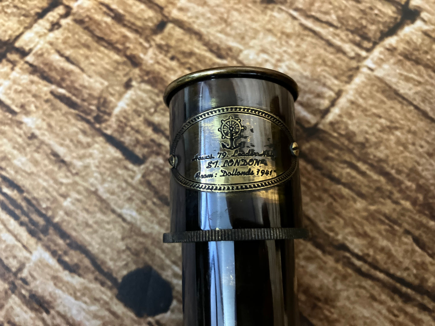 Telescoop Dollond London 1941 in kistje.
