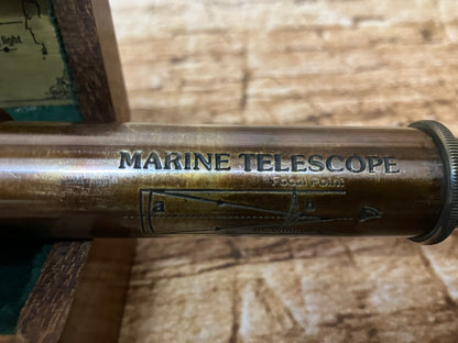 Dollond London 1920 telescope in a case.