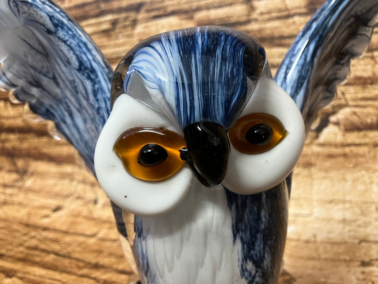 Glazen Uil sculptuur