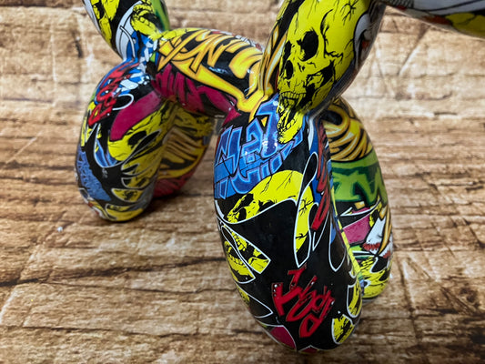 Graffiti Balloon Dog Beeld