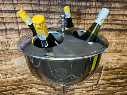 Luxury Wine Cooler on Elegant Stand