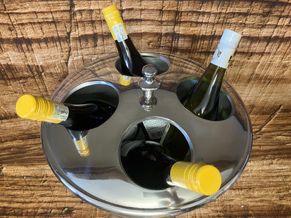 Luxury Wine Cooler on Elegant Stand