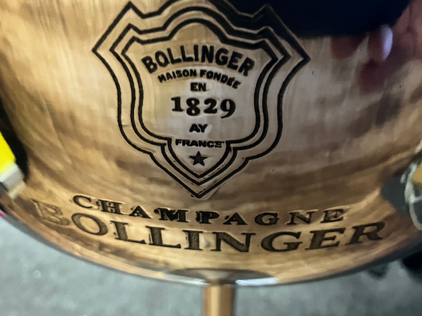 Champagne koeler Bollinger verzilverd