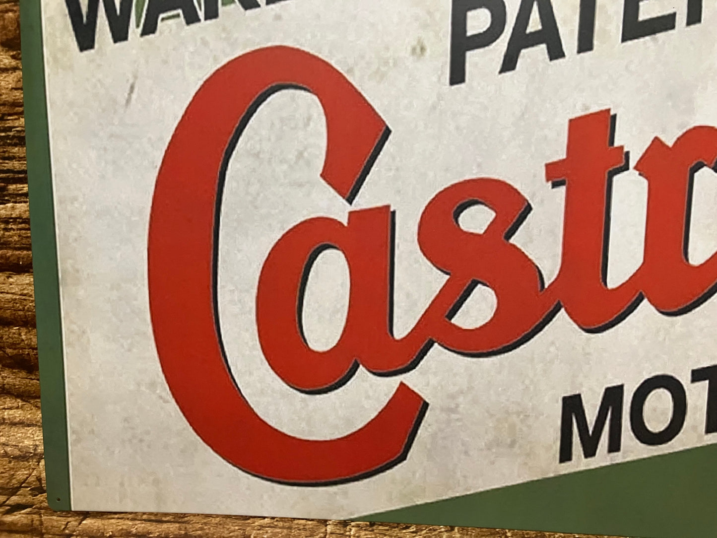 Reclamebord Castrol Motor Oil