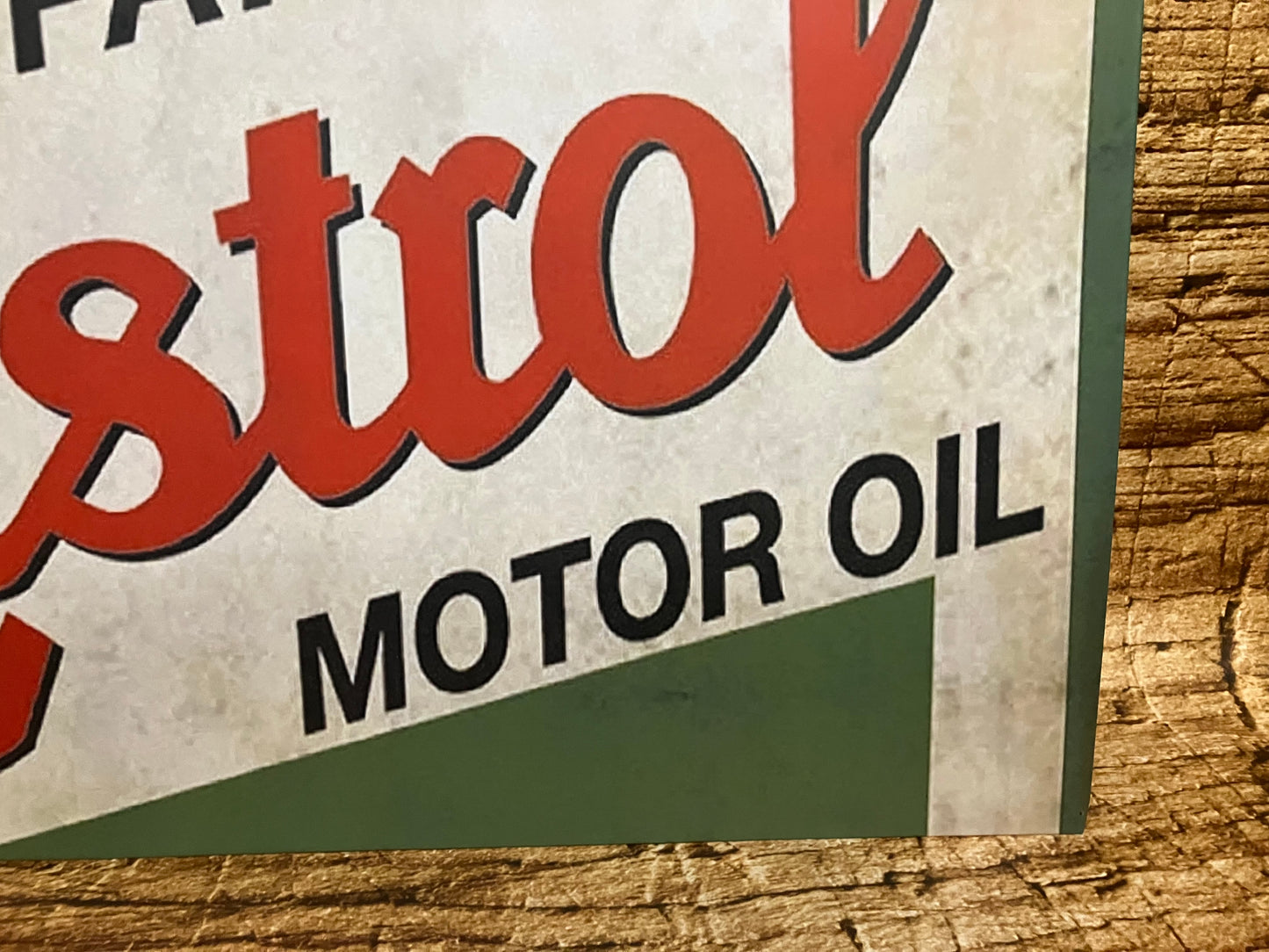 Reclamebord Castrol Motor Oil