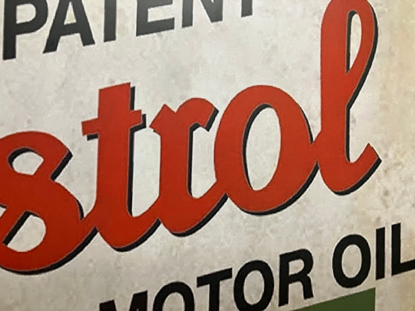 Reclamebord Castrol Motor Oil