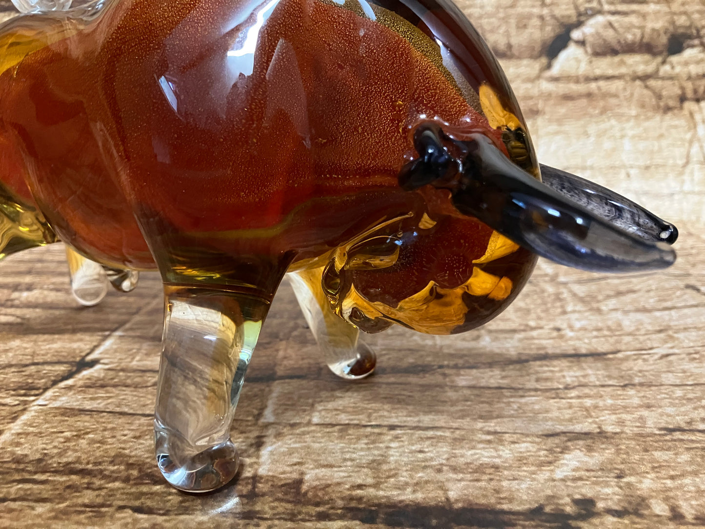 Glazen Stier sculptuur