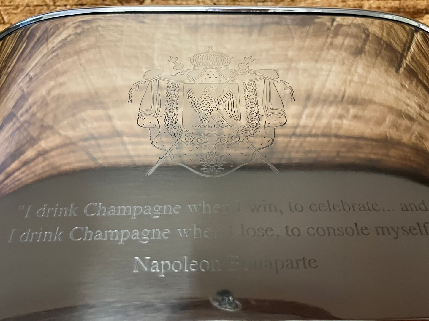 Champagne koeler (Napoleon citaat)