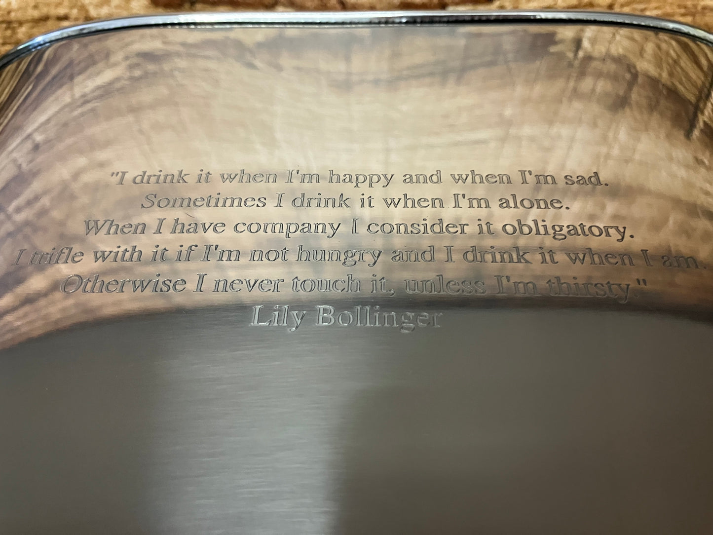 Champagne koeler (Napoleon citaat)