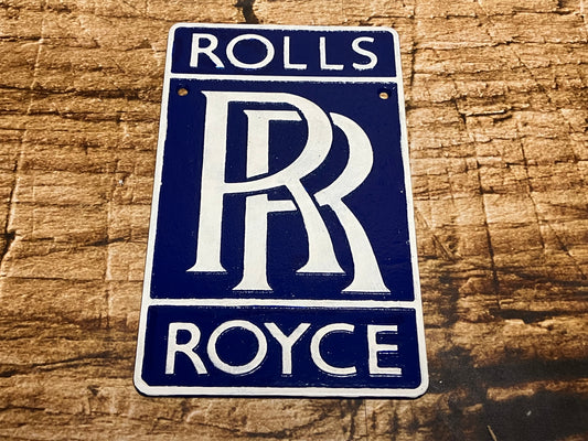 Reclamebord Rolls Royce