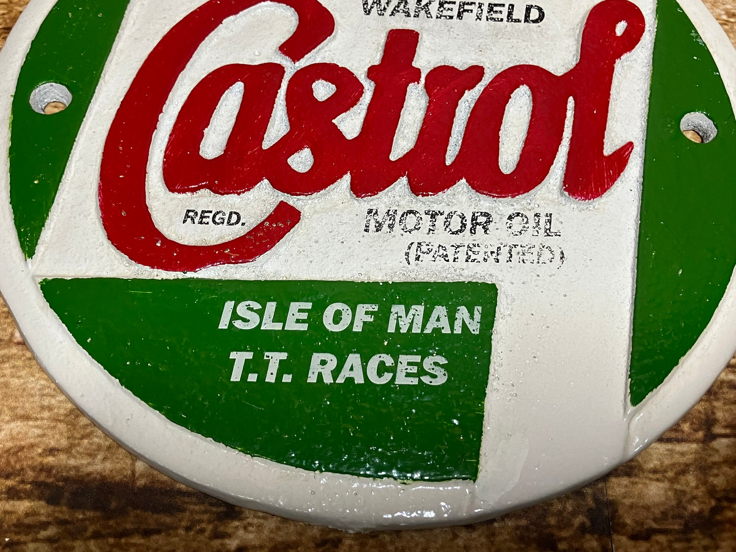 Reclamebord Castrol motor oil