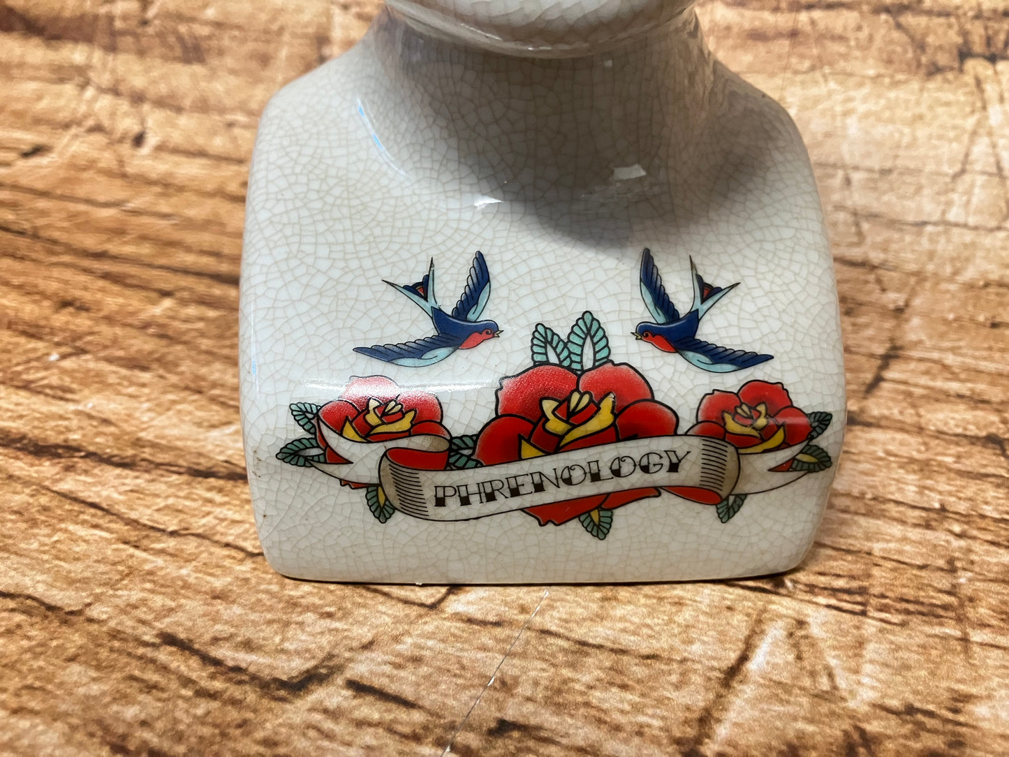 Phrenology hoofd (Medici hoofd) Tattoo variant.