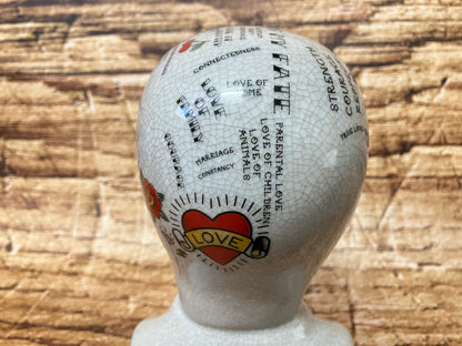 Phrenology hoofd (Medici hoofd) Tattoo variant