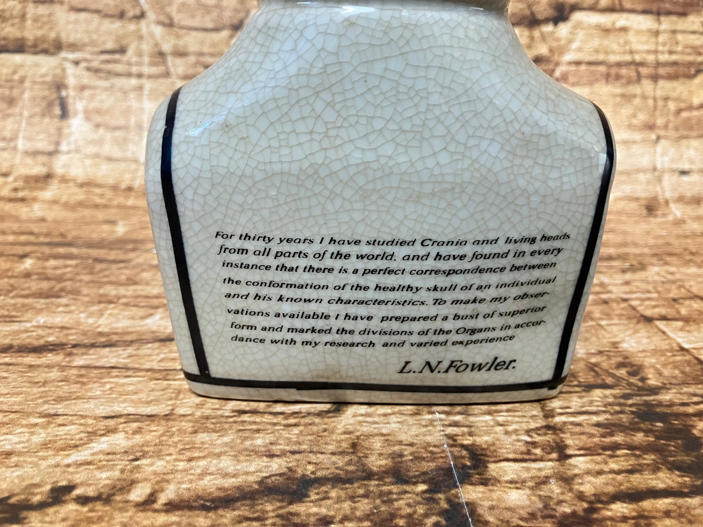 Phrenology hoofd (Medici hoofd) theorie L.N. Fowler.