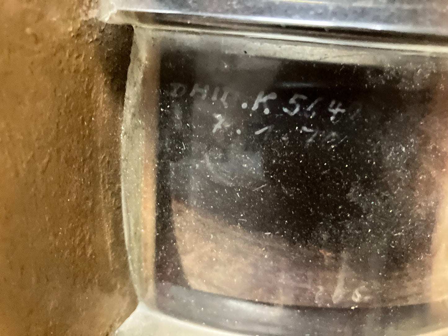 Antieke scheepslamp.