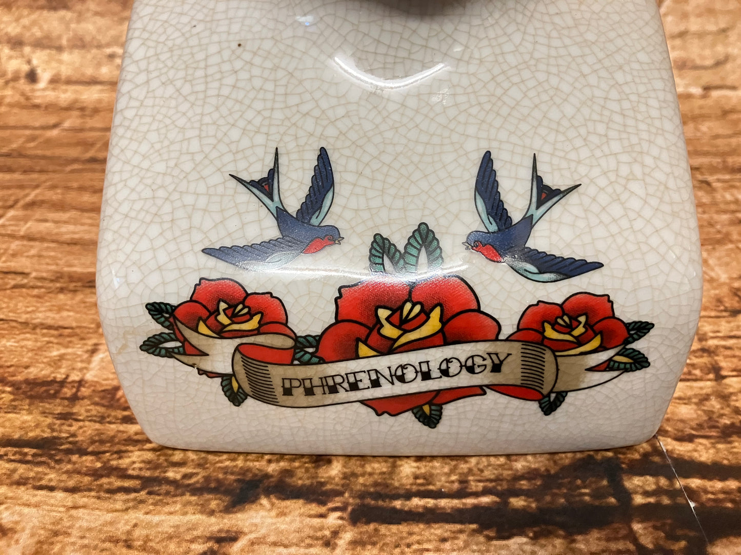 Phrenology hoofd (Medici hoofd) Tattoo variant.