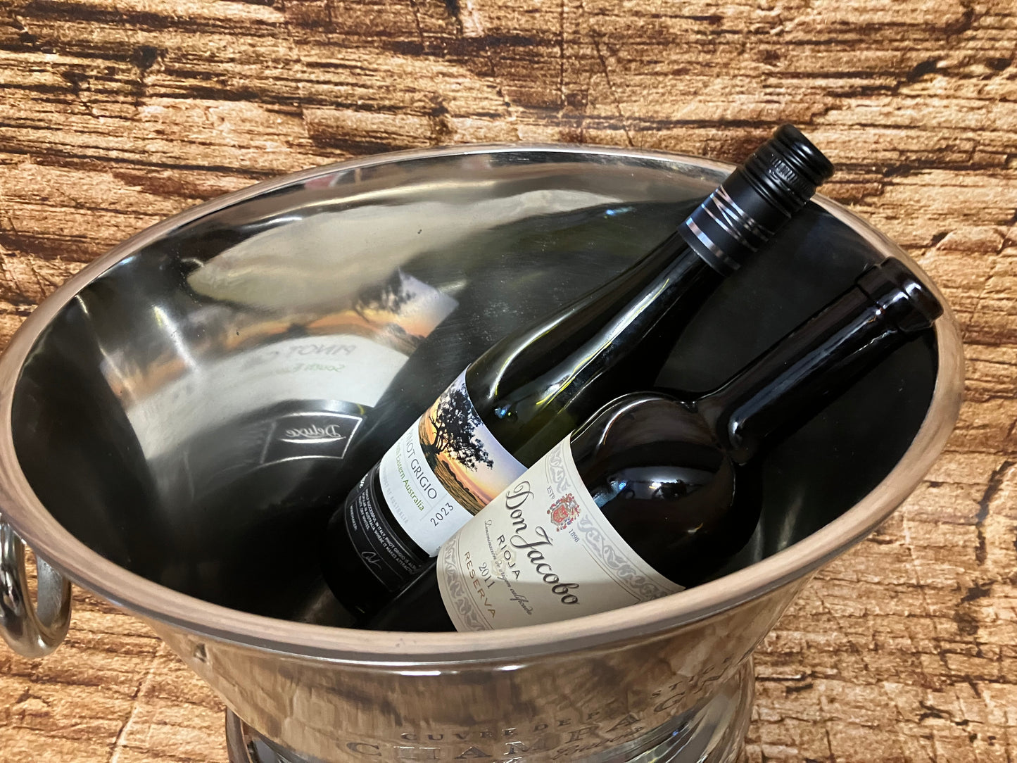 Champagne koeler met ringen( Du Louvois)