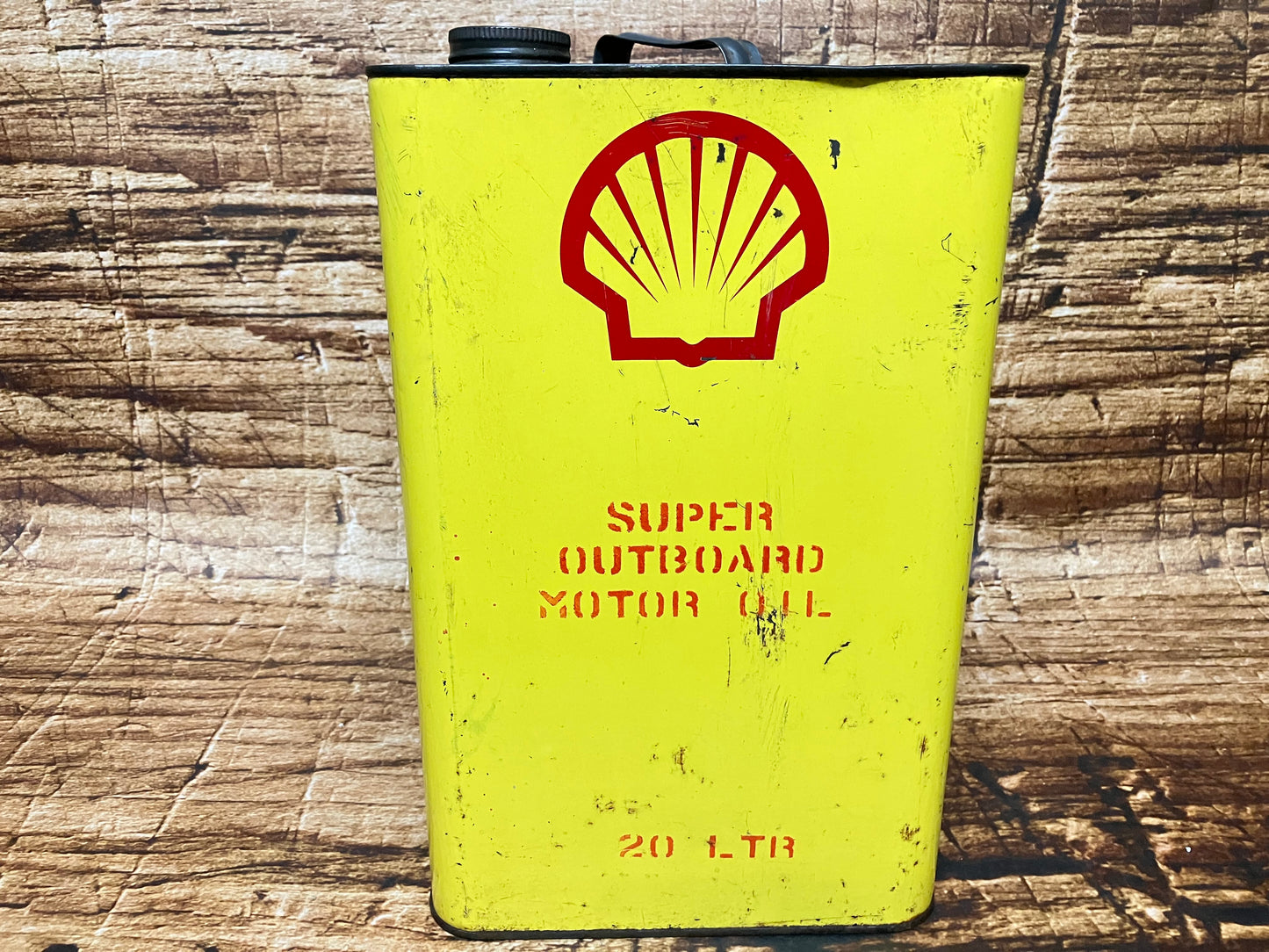 Oude jerrycan Shell.