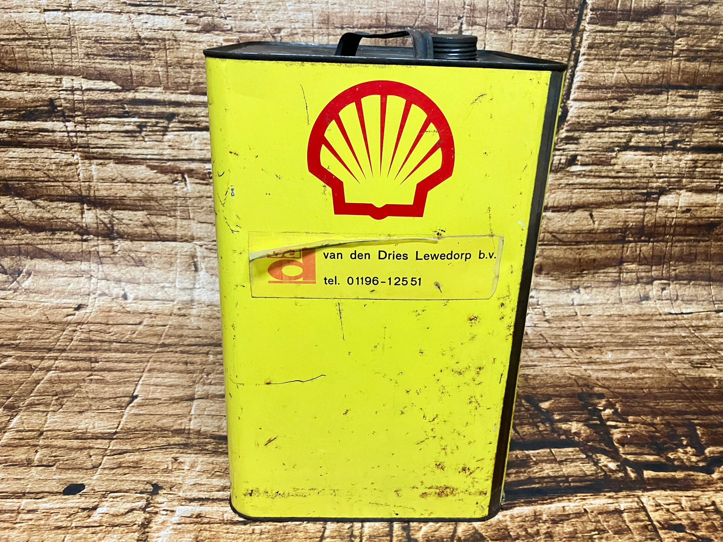 Oude jerrycan Shell.