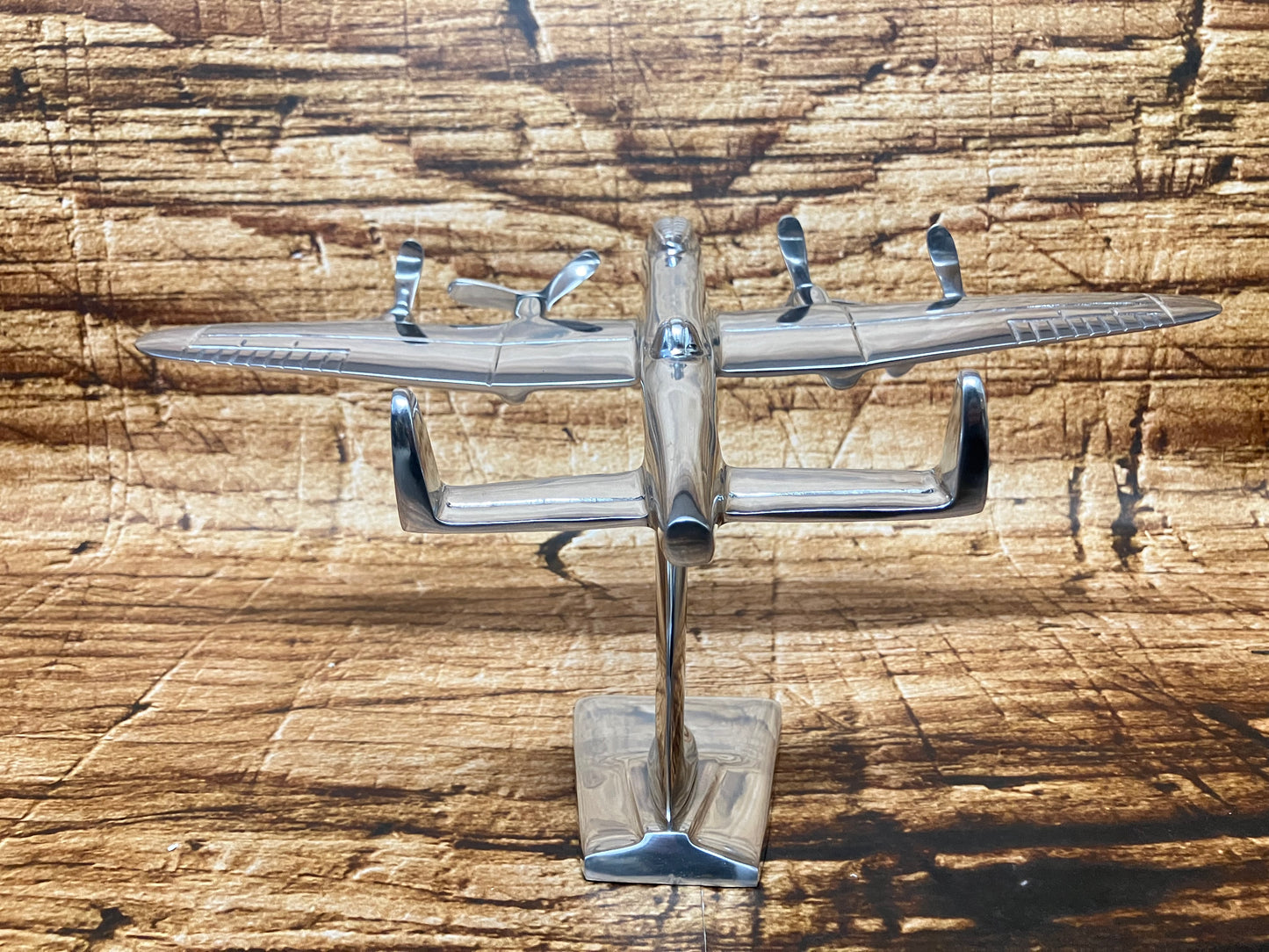 Avro Lancaster aluminium sculptuur