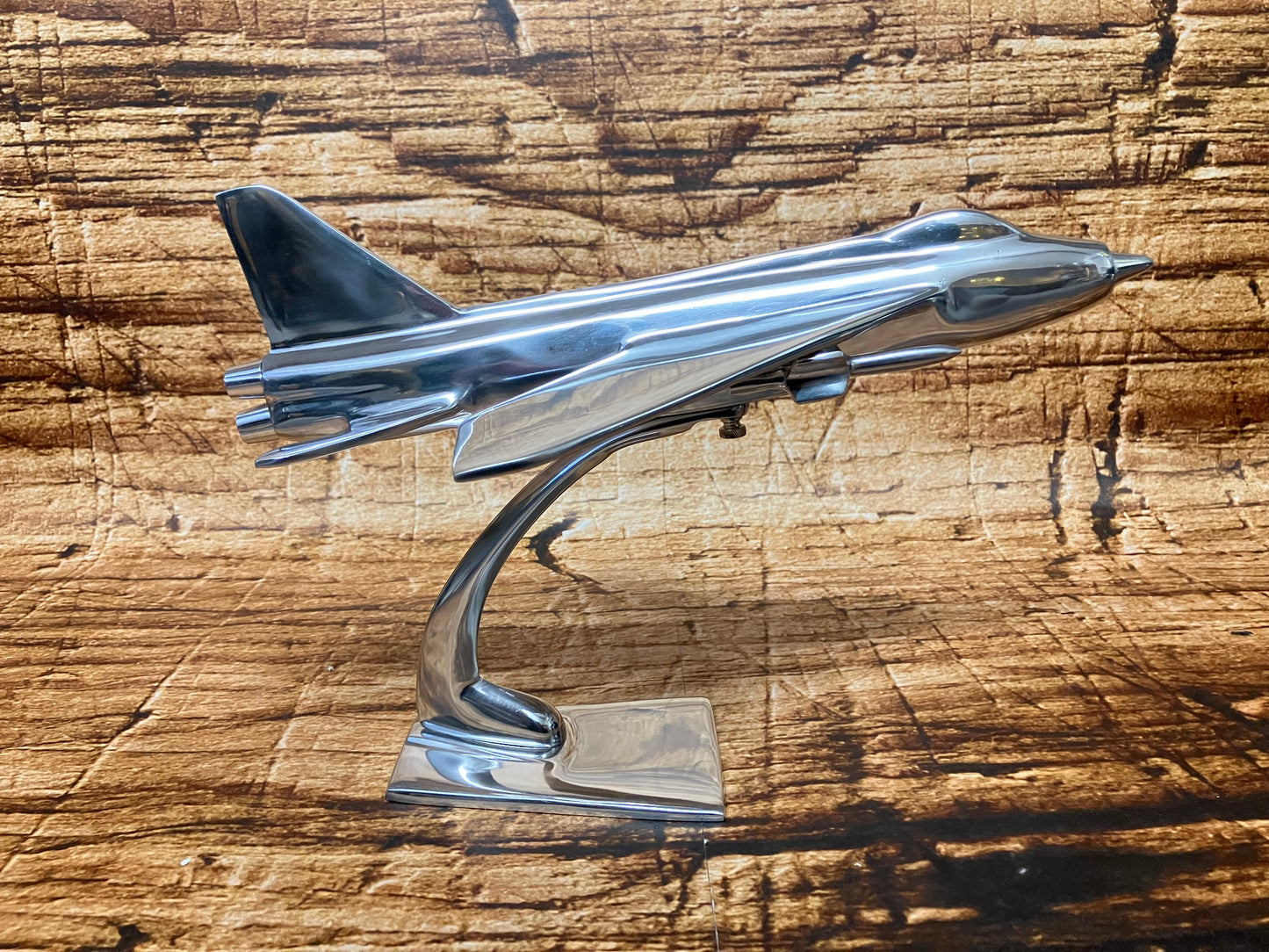 English Electric Lightning straaljager aluminium sculptuur