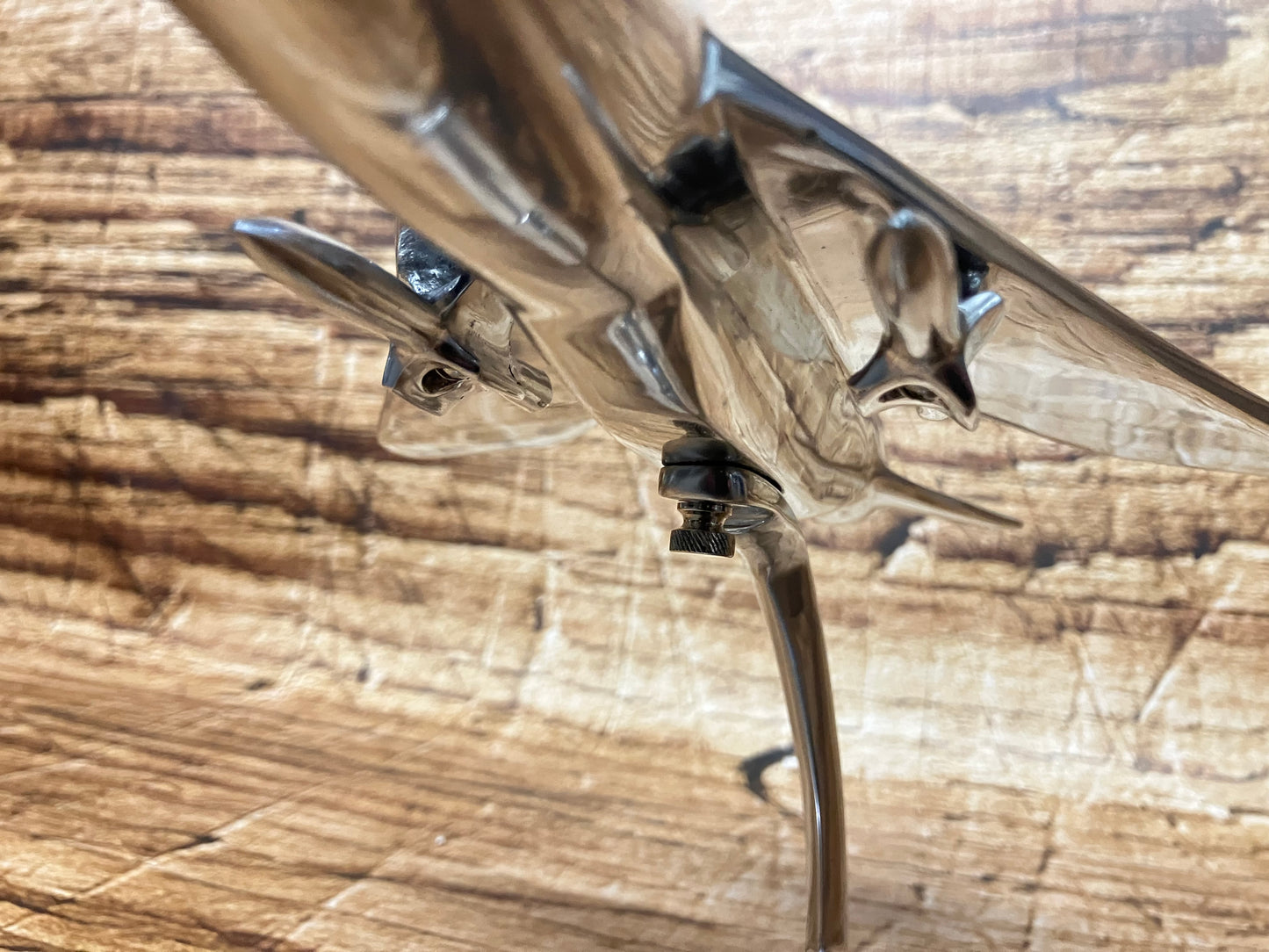 English Electric Lightning straaljager aluminium sculptuur