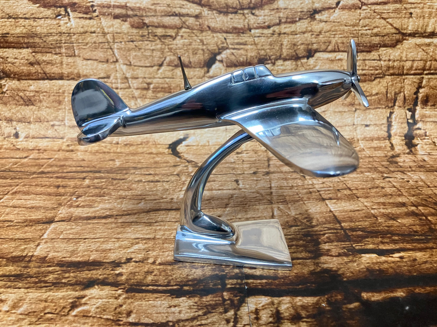 Hawker Hurricane aluminium sculptuur