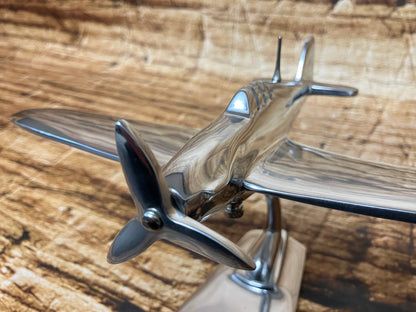 Hawker Hurricane aluminium sculptuur