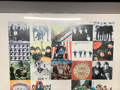The Beatles poster in lijst.