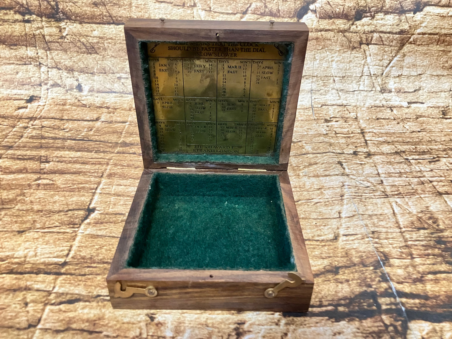 Sundial kompas J.h. Steward Strand London.