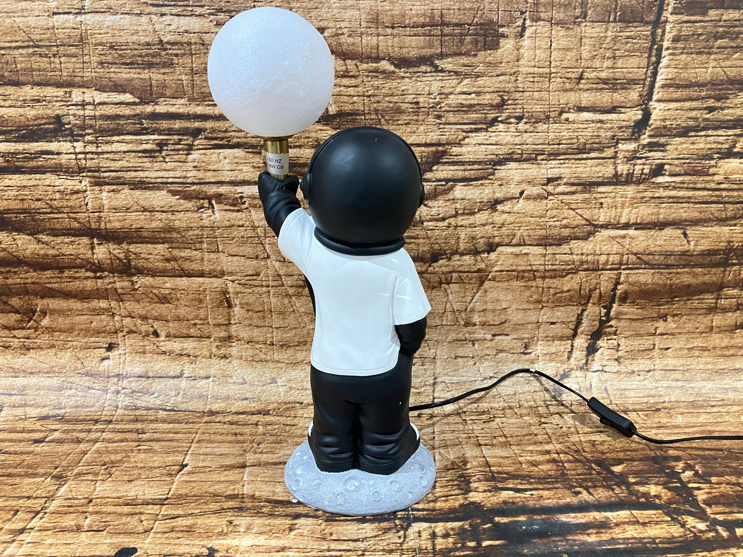 Astronaut Apollo tafellamp, 46,5 cm hoog